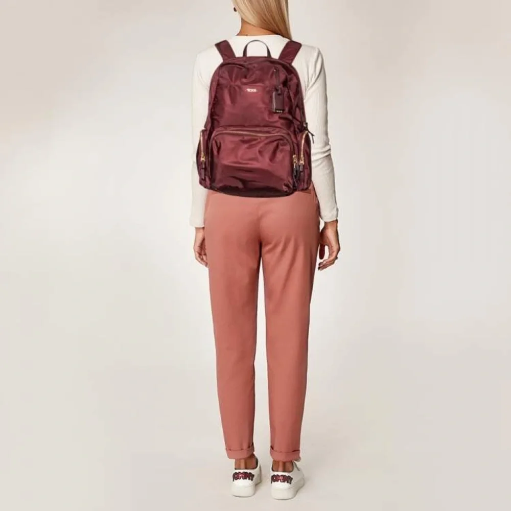Tumi Voyageur Carson Backpack in Burgundy *Discontinued* - Picture 5 of 6